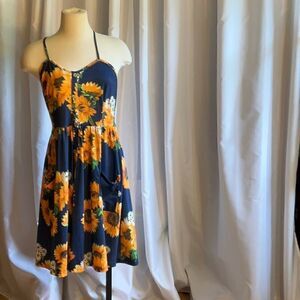 Sunflower sun dress in size large